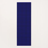 MacKay Tartan Blau kariert Yogamatte (Rückseite)