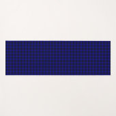 MacKay Tartan Blau kariert Yogamatte (Vorderseite (Horizontal))