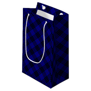 MacKay-Tartan blau-schwarzes Karo Kleine Geschenktüte
