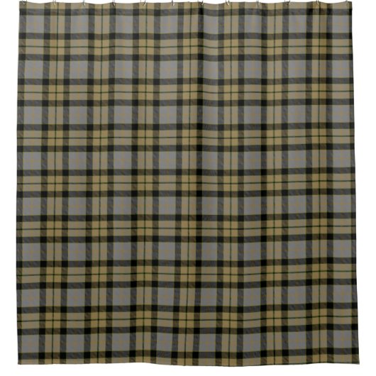 MacKay verwitterte Tartan-Duschvorhang Duschvorhang (Vorderseite)