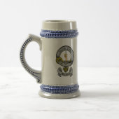 Mackay Wappen und Clan-Abzeichen Bierglas (Links)
