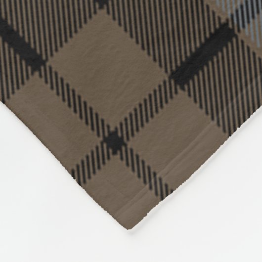 MacKay Weathered Clan Abzeichen Tartan Kariert Fleecedecke (Ecke)