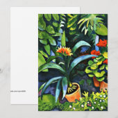 Macke - Blume im Garten (Vorne/Hinten)