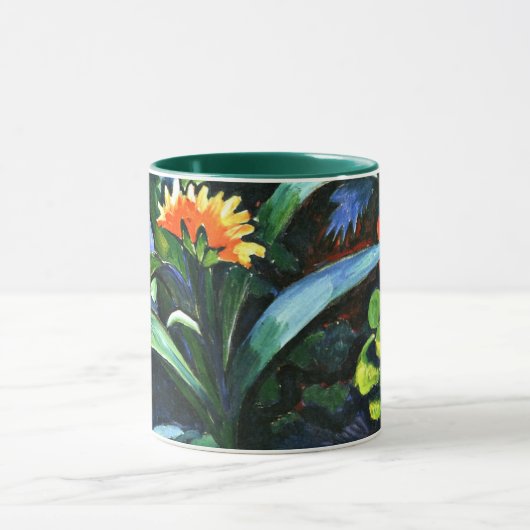 Macke - Blume im Garten, Tasse (Zentrum)