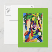 Macke - Frauen am See Postkarte (Vorne/Hinten)