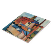 Macke - St. Mary's with Houses and Chimney (Bonn) Fliese (Seite)