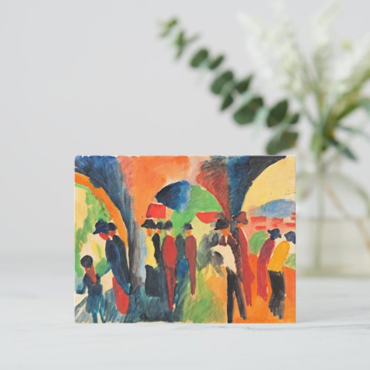 Macke - unter den Schiedsrichtern von Thun Postkarte (Stehend Vorderseite)