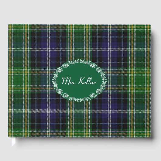 MacKellar Clan Kariertes Gästebuch (Vorderseite)
