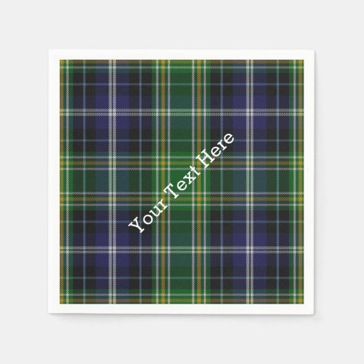 MacKellar Tartan Kariert Paper Napkins Serviette (Vorderseite)