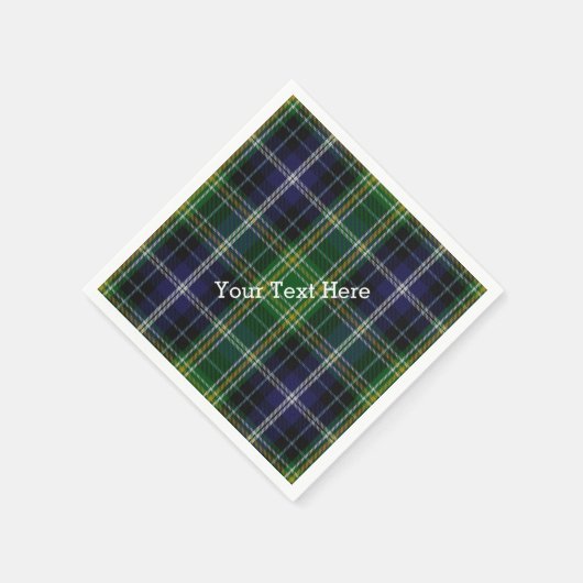 MacKellar Tartan Kariert Paper Napkins Serviette (Ecke)