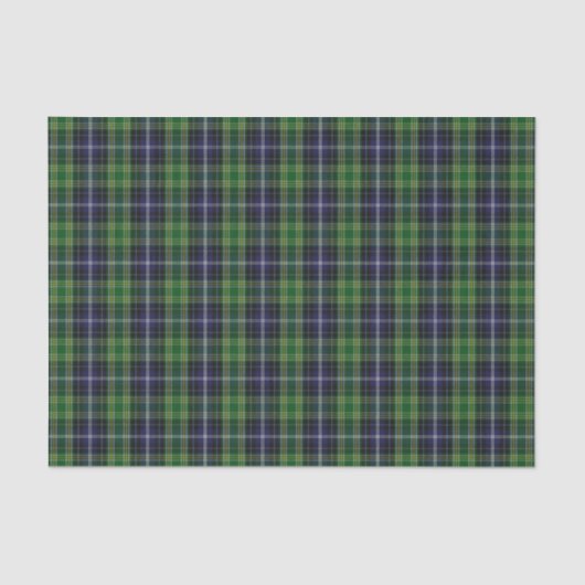 MacKellar Tartan-kariertes Seidenpapier (Vorderseite)