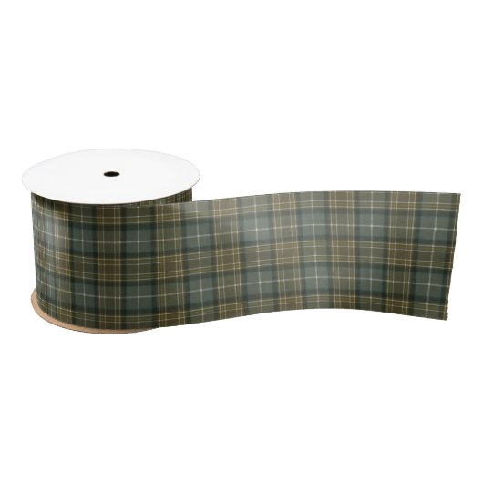 MacKellar Weathered Scottish Tartan Satinband (Spule)