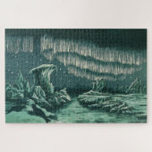 MacKenzie - Aurora Borealis in hohen Breiten Puzzle (Horizontal)