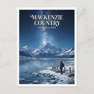 Mackenzie-Becken und Aoraki/Mount Cook Twizel Postkarte