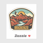 Mackenzie, British Columbia Aufkleber (Blatt)