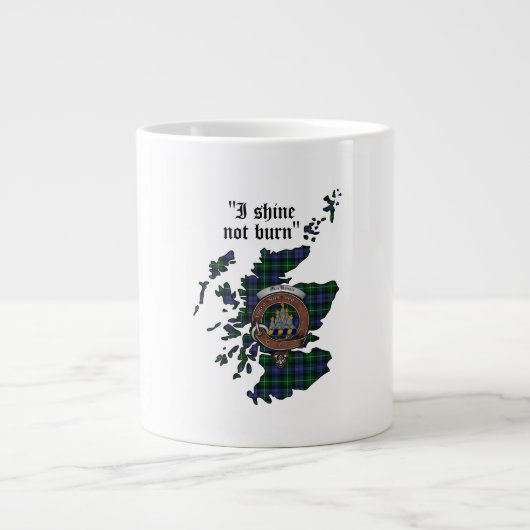 MacKenzie Clan Abzeichen Jumbo Tasse (Vorderseite)