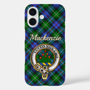 Mackenzie Clan Abzeichen & Tartan iPhone / iPad Ge 16 Hülle