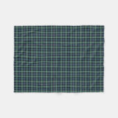 Mackenzie Clan Light Green und Blue Ancient Tartan Fleecedecke (Vorderseite (Horizontal))