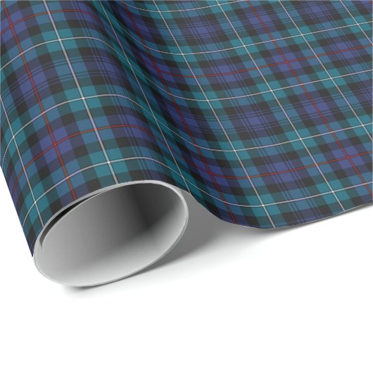 Mackenzie Clan Modern Tartan Geschenkpapier (Rolleneckpunkt)