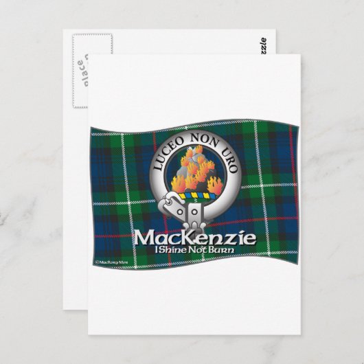 Mackenzie Clan Postkarte (Vorne/Hinten)
