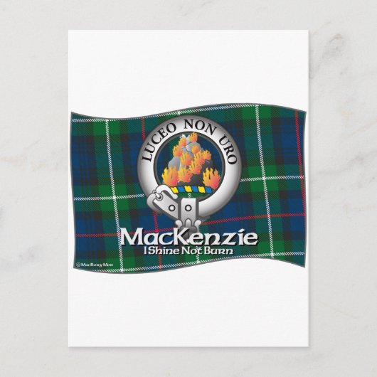 Mackenzie Clan Postkarte (Vorderseite)