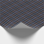 Mackenzie Clan Weathered Tartan Geschenkpapier (Ecke)