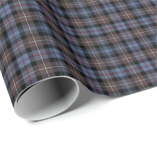 Mackenzie Clan Weathered Tartan Geschenkpapier (Rolleneckpunkt)