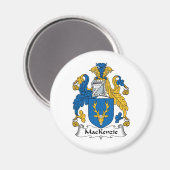 MacKenzie-Familienwappen Magnet (Vorderseite/Rückseite)