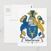 MacKenzie-Familienwappen Postkarte (Vorne/Hinten)