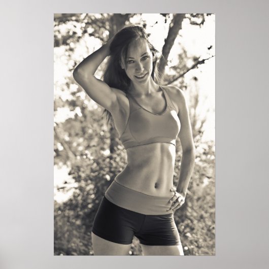 Mackenzie K. Fitness Poster (Vorne)