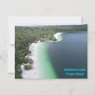 Mackenzie Lake, Fraser Island Postkarte
