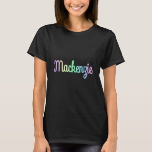 Mackenzie Minimalist Regenbogen Klartext Damen T-Shirt