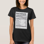 Mackenzie Nutrition Information Problem lösen T-Shirt (Vorderseite)