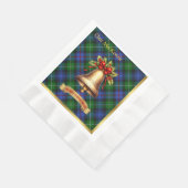 MacKenzie Personalisiert Tartan Weihnachten Serviette (Ecke)