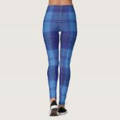 Mackenzie purple tartan Christmas Scottish Scotla Leggings (Rückseite)