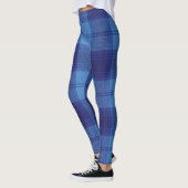 Mackenzie purple tartan Christmas Scottish Scotla Leggings (Links)