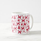 Mackenzie River Husky Weihnachtsdesign Kaffeetasse (VorderseiteRechts)
