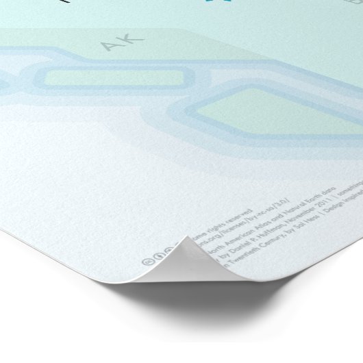 Mackenzie River System, 15 x 20 Poster (Ecke)