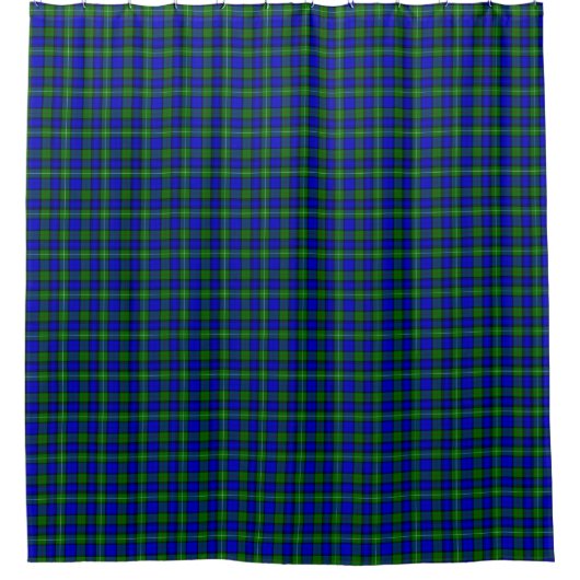 MacKenzie tartan blau kariert Duschvorhang (Vorderseite)