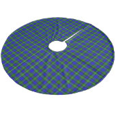 MacKenzie tartan blau kariert Fleece Weihnachtsbaumdecke (Schrägansicht)