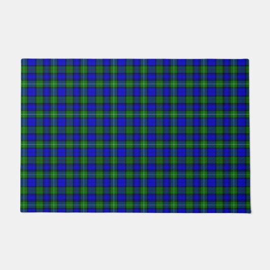 MacKenzie tartan blau kariert Fußmatte (Vorderseite)