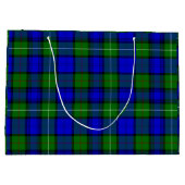 MacKenzie tartan blau kariert Große Geschenktüte (Rückseite)