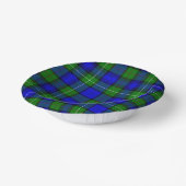 MacKenzie tartan blau kariert Pappteller (Gewinkelt)