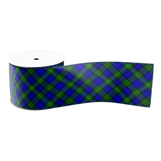 MacKenzie tartan blau kariert Ripsband (Spule)