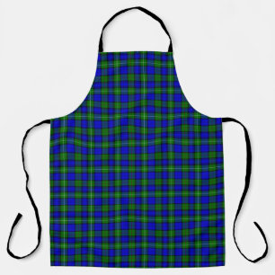 MacKenzie tartan blau kariert Schürze