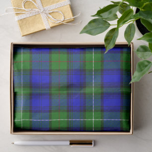MacKenzie tartan blau kariert Seidenpapier