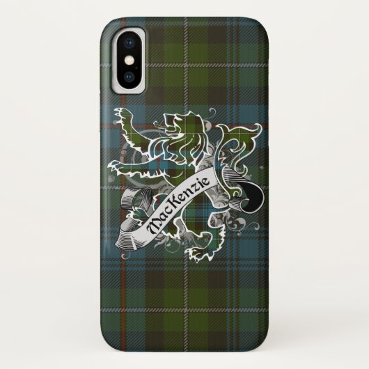 MacKenzie Tartan Lion Case-Mate iPhone Hülle (Rückseite)
