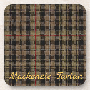 Mackenzie-Tartan-Untersetzer Hochzeitsgeschenk-Set Getränkeuntersetzer