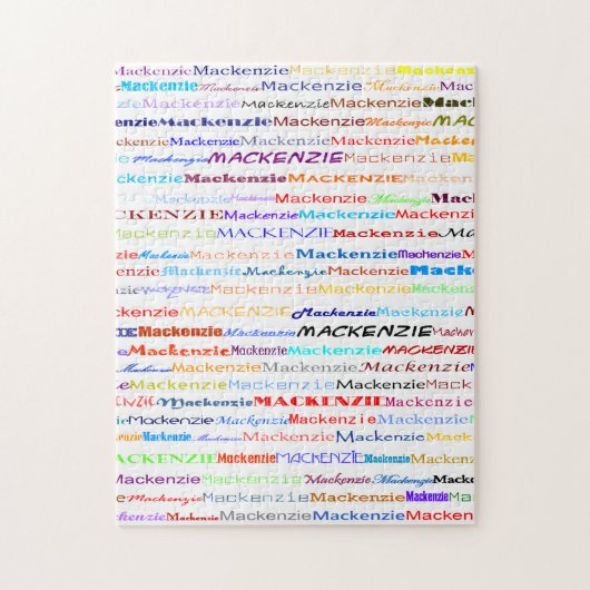 Mackenzie Text Design II Puzzle (Vertikal)