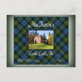 MacKenzie's Castle Leod Ale Postkarte (Vorderseite)